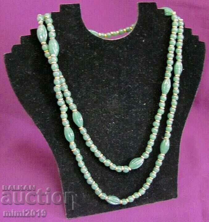 Women's Necklace - Glass Beads with price 24.50 BGN | € 12.53 Women's Necklace - Glass Beads with price 24.50 BGN | € 12.53