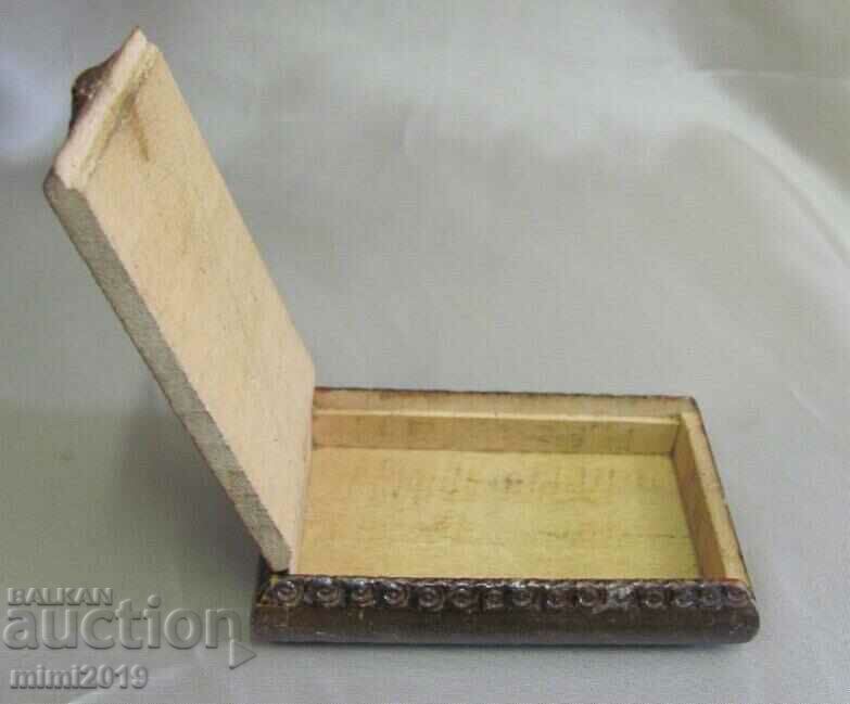 Παράδοση Παλιά Μίνι Ξύλινη Ταμπακιέρα Παράδοση Παλιά Μίνι Ξύλινη Ταμπακιέρα