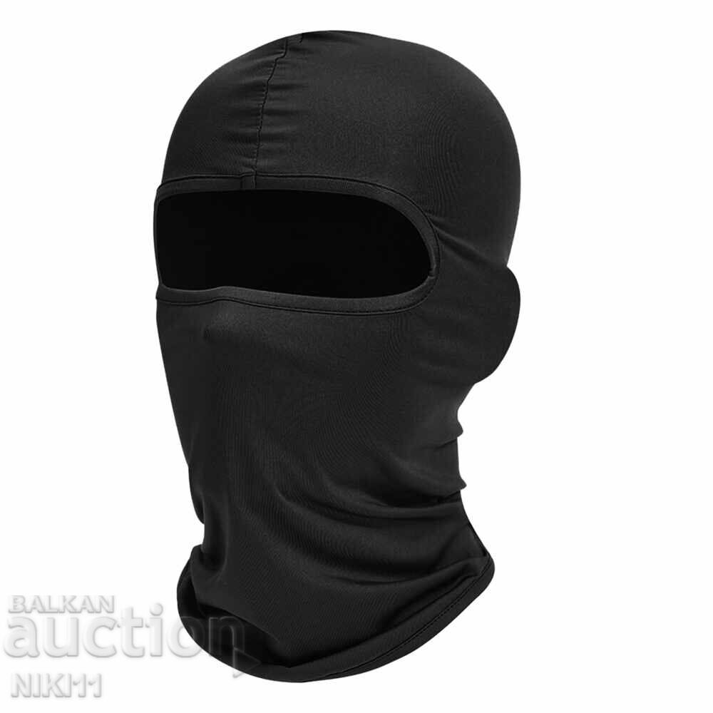Biker mask bonnet, black motorcycle mask, biker