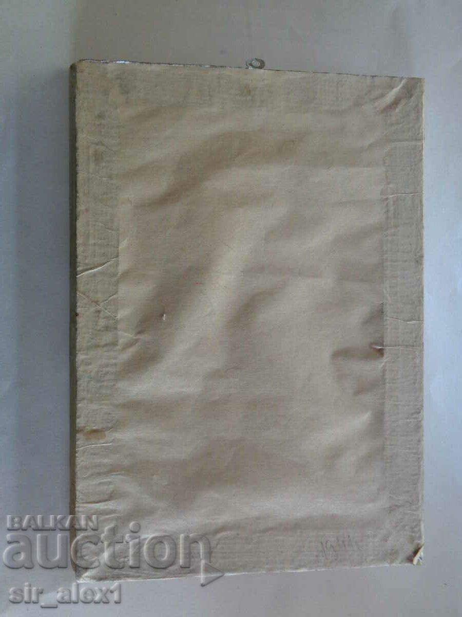 Auction Old photograph of Tsar Boris in a frame Auction Old photograph of Tsar Boris in a frame