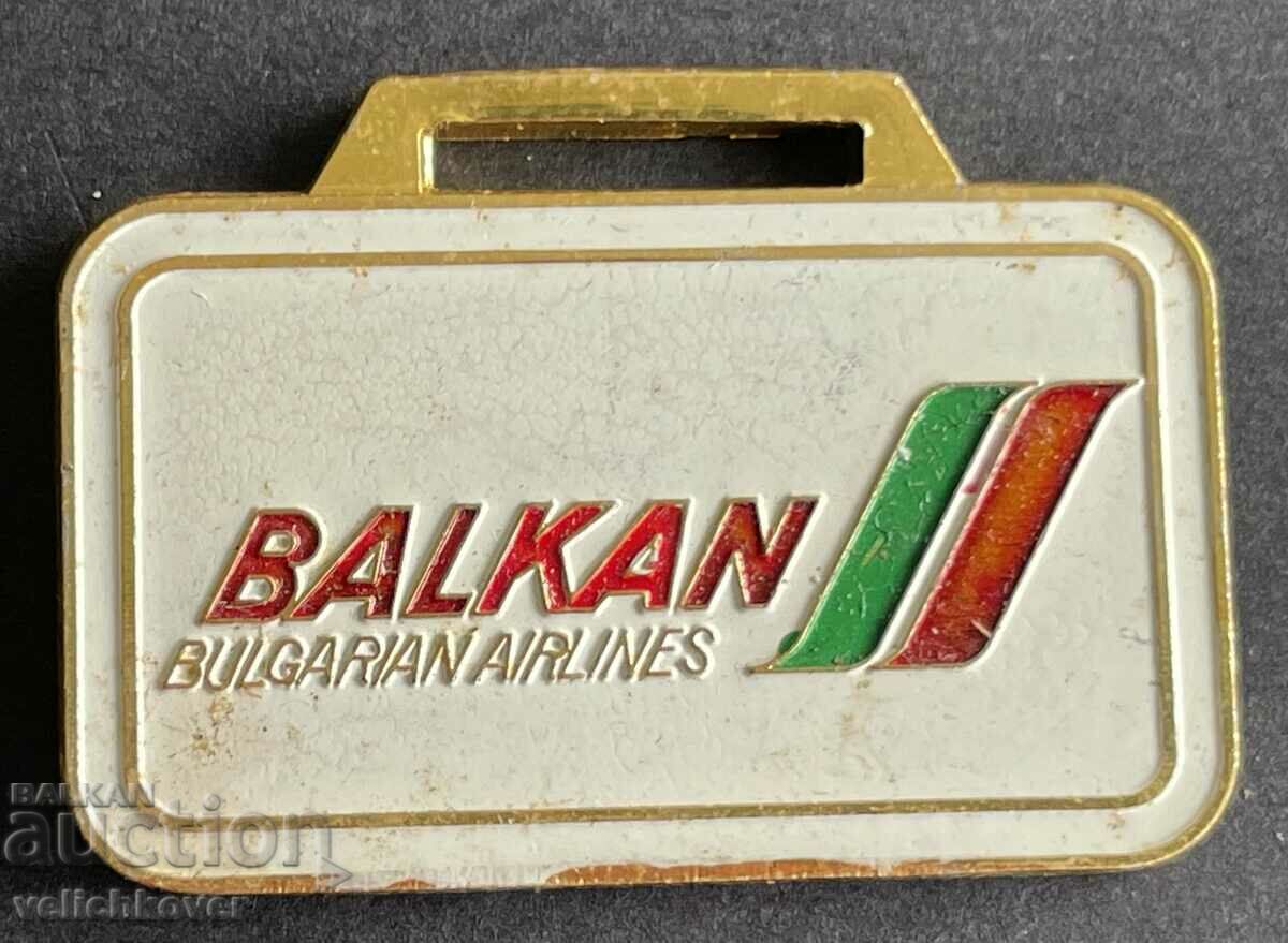 35518 Bulgaria advertising sign Balkan Airlines