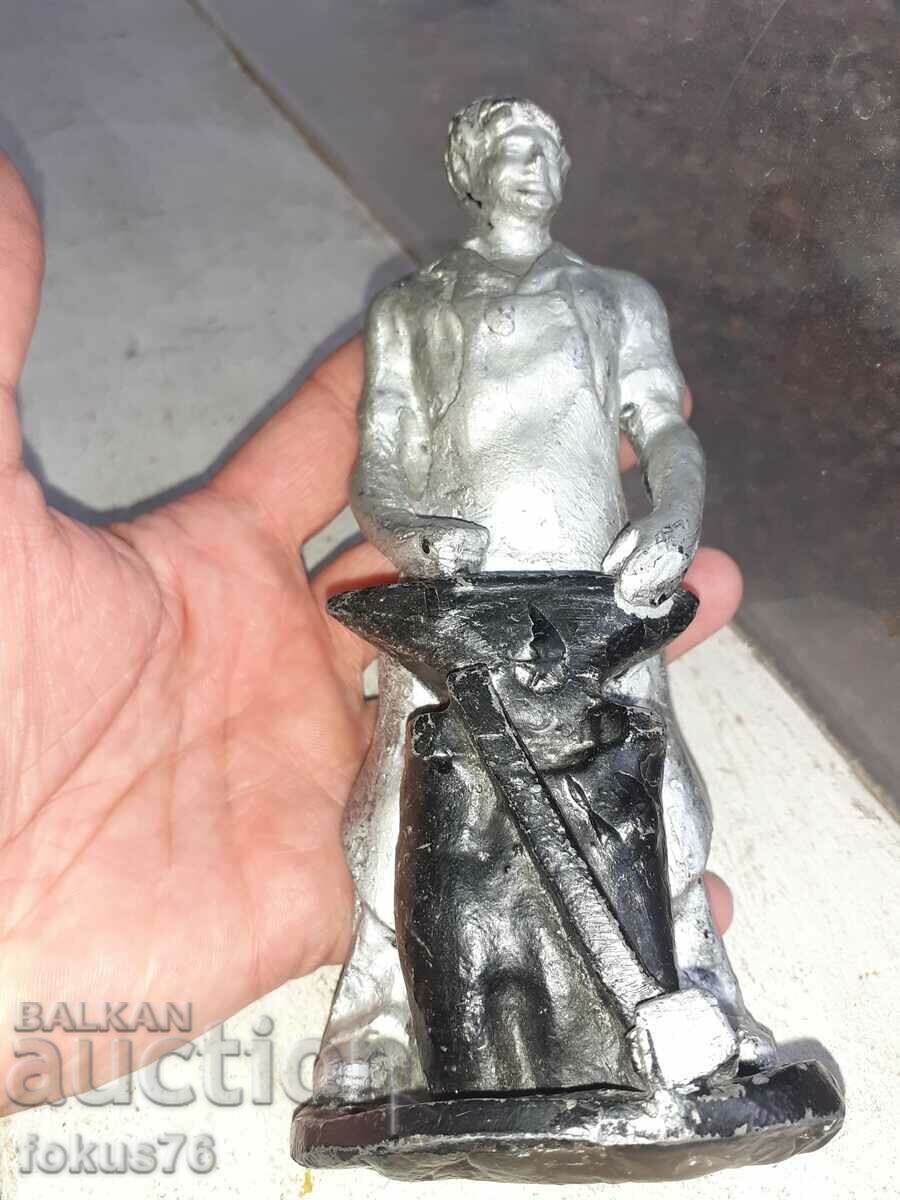 Auction Old metal Russian Soviet figurine Auction Old metal Russian Soviet figurine