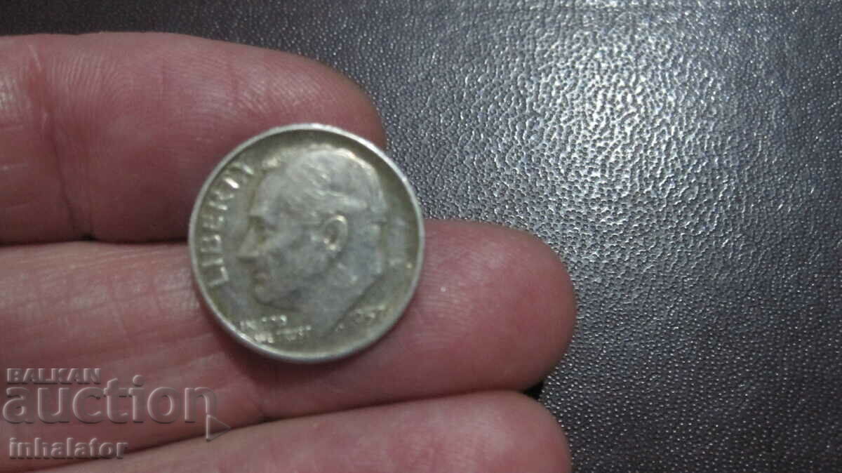 1957 10 cents USA - Silver -