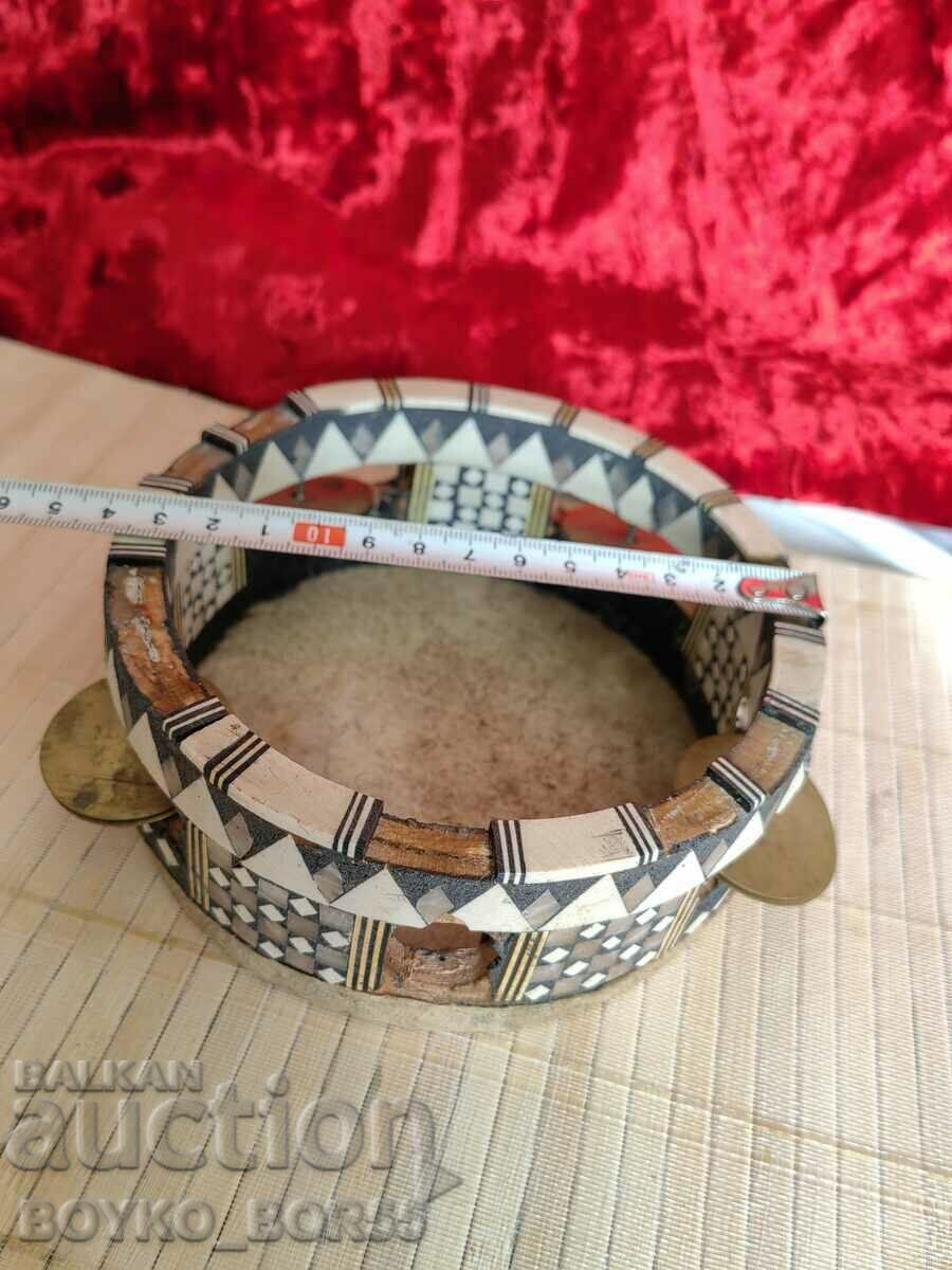 Delivery of Antique Ottoman Daire 19th century with Ivory Inlays Delivery of Antique Ottoman Daire 19th century with Ivory Inlays