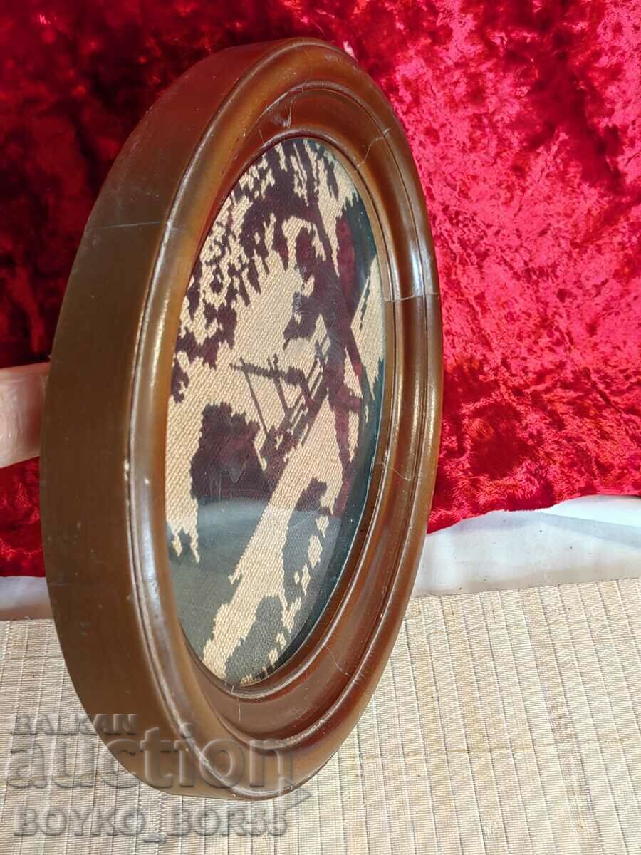 Παράδοση Παλιά ταπετσαρία σε ένα πλαίσιο