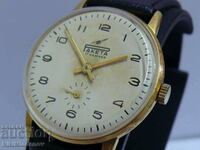 Soviet Gold Plated Raketa/Raketa Men's Wrist Watch, Works