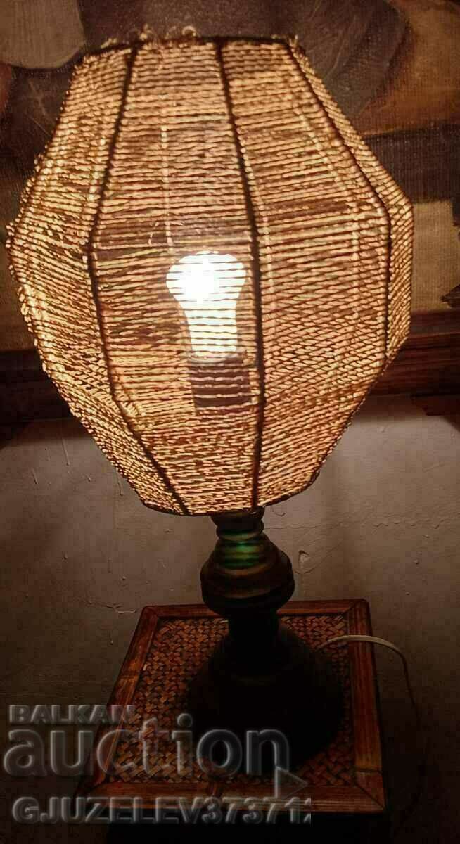 old lamp wood and twine with price 55.00 BGN | € 28.12