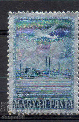 1955. Ungaria. Air Mail - Folie de argint.