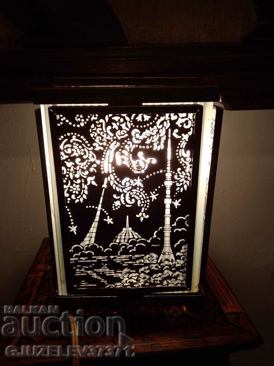 Rare Vintage Soviet Retro Night Lamp The Lights of Mosk - 7 Rare Vintage Soviet Retro Night Lamp The Lights of Mosk - 7