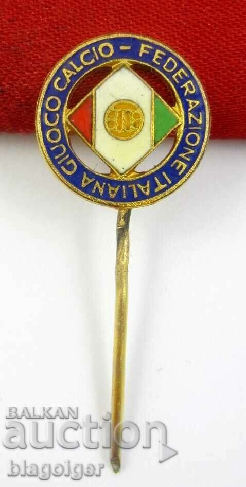 Auction  Old Football Badge-Italy Football Federation-Email