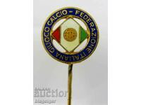 Стара футболна значка-Италия Футболна Федерация-Емайл