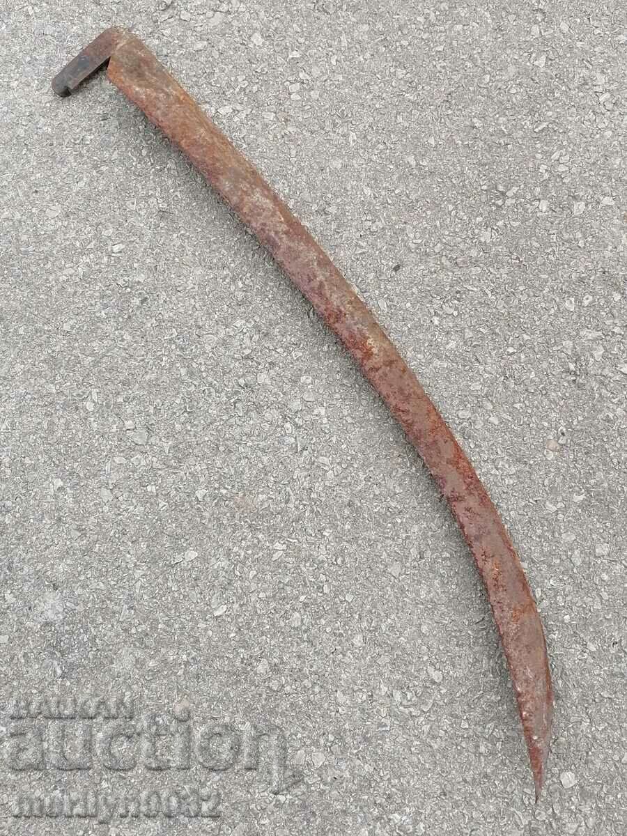 Old hand-forged mowing hair, wrought iron USSR - 5 Old hand-forged mowing hair, wrought iron USSR - 5