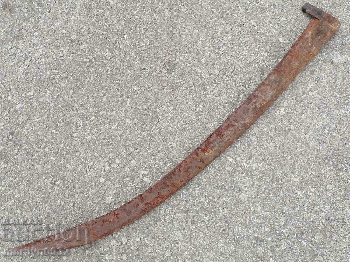 Old hand-forged mowing hair, wrought iron USSR - 6 Old hand-forged mowing hair, wrought iron USSR - 6