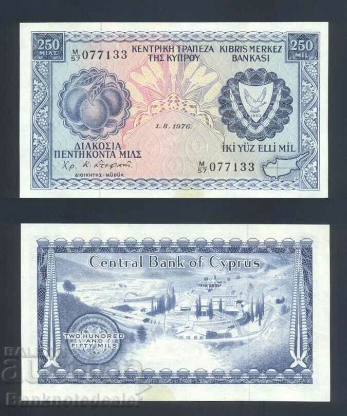 Cyprus 250 Mil 1981 Pick 41c Ref 3177