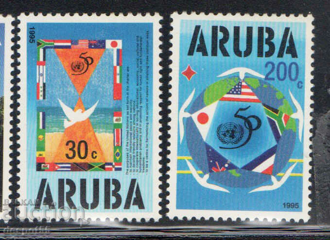 1995. Aruba. 50 de ani de la Națiunile Unite.