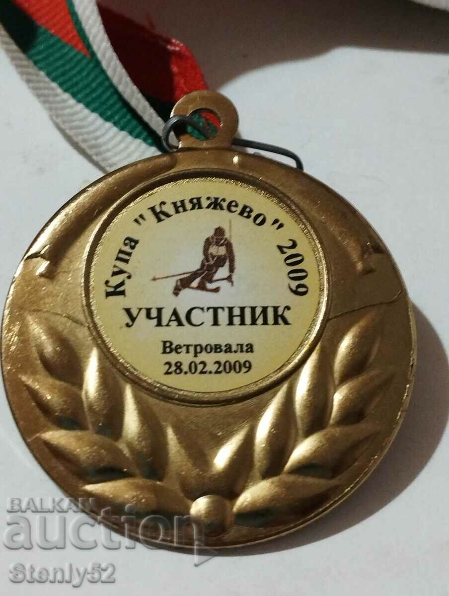 Медал купа Княжево -2009 г по ски