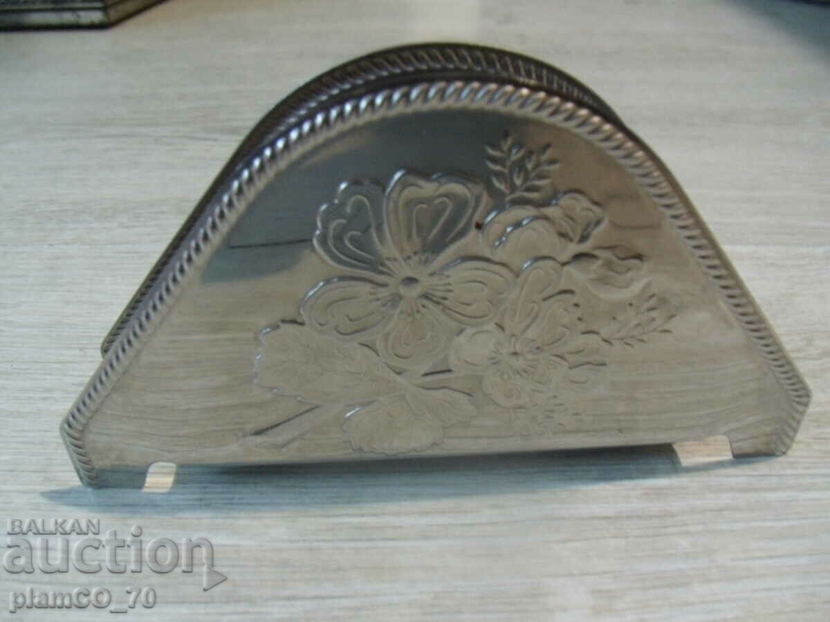 #*7157 παλιά μεταλλική θήκη χαρτοπετσέτας - 7 #*7157 παλιά μεταλλική θήκη χαρτοπετσέτας - 7