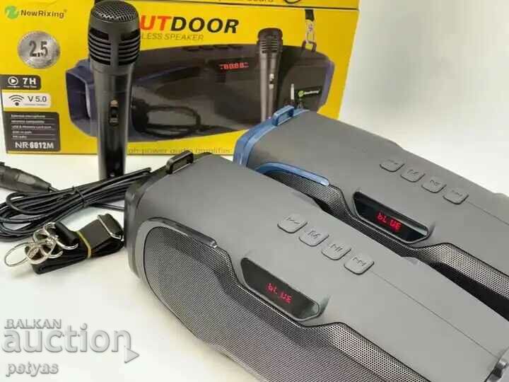 Delivery of Powerful mini VT speaker with microphone NEWRIXING NR-6012M