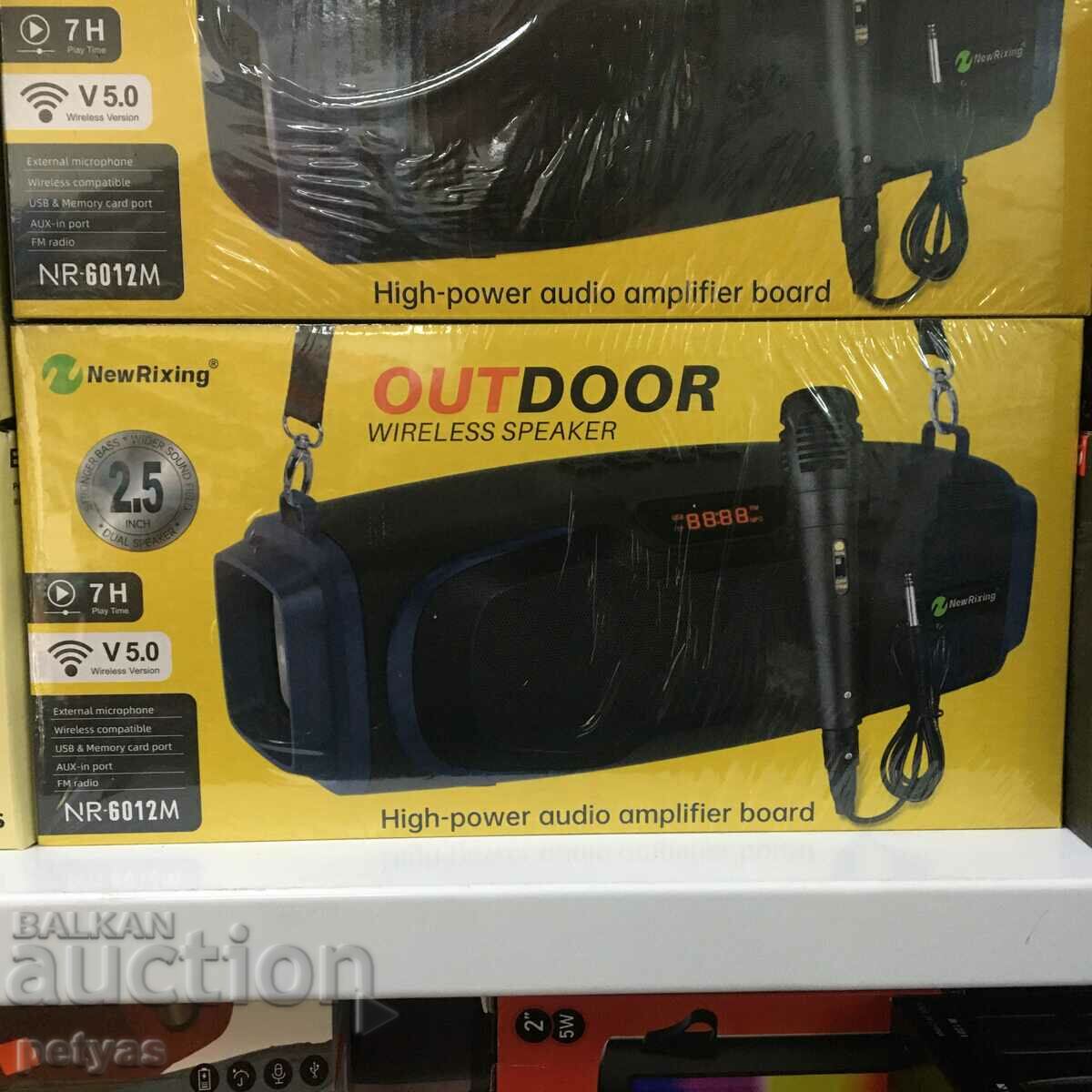 Powerful mini VT speaker with microphone NEWRIXING NR-6012M - 6