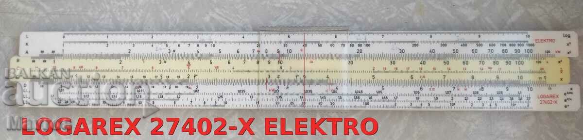 Calculation logarithmic line model LOGAREX 27402-X ELEKTRO