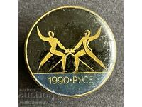 35542 Bulgaria sign Men's Fencing Tournament Ruse 1990