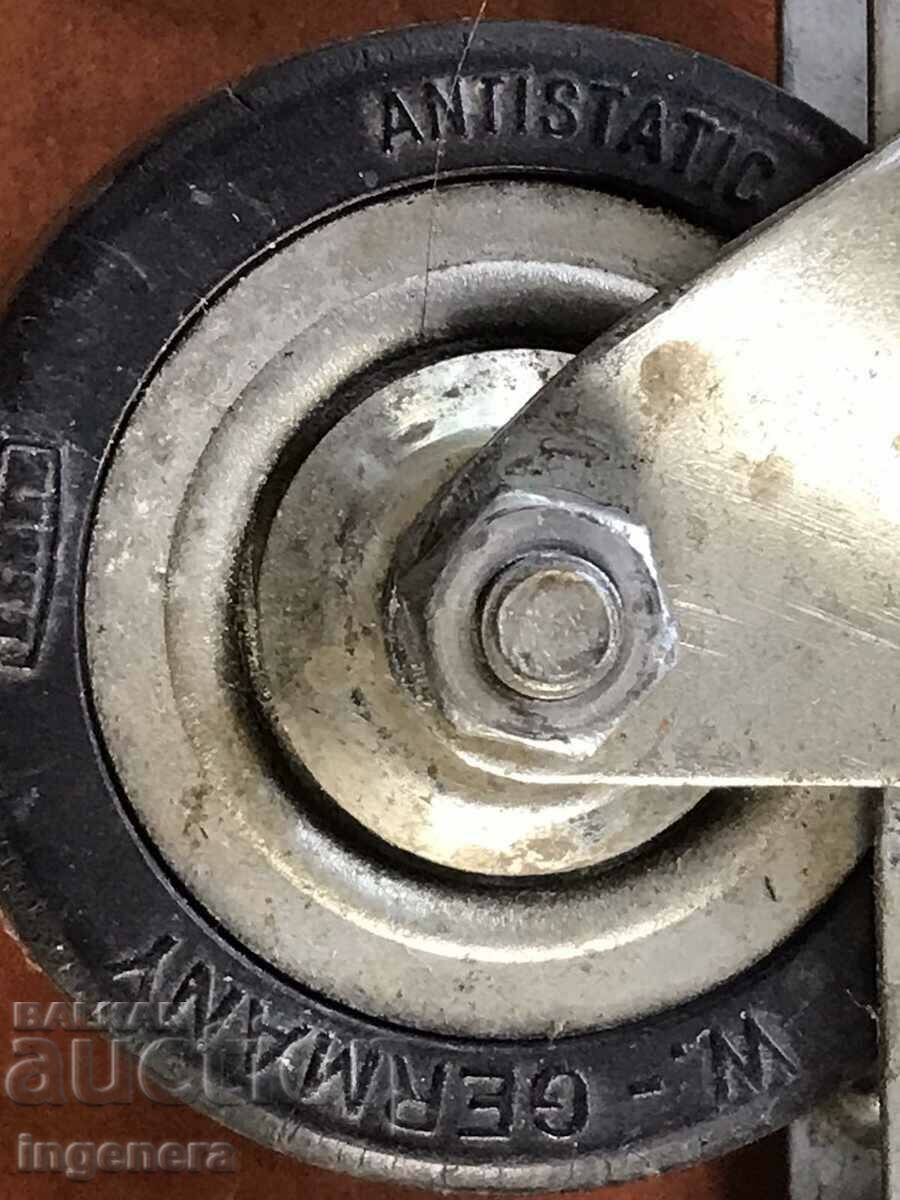 WHEEL WHEELS FOR FURNITURE CABINET CONSTRUCTION-2+2 PCS.-GERMANY with price 28.00 BGN | € 14.32