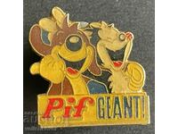 35560 България рекламен знак списания Пиф Pif Geant 90-те г.