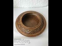Bowl-26/8 cm, wood carving