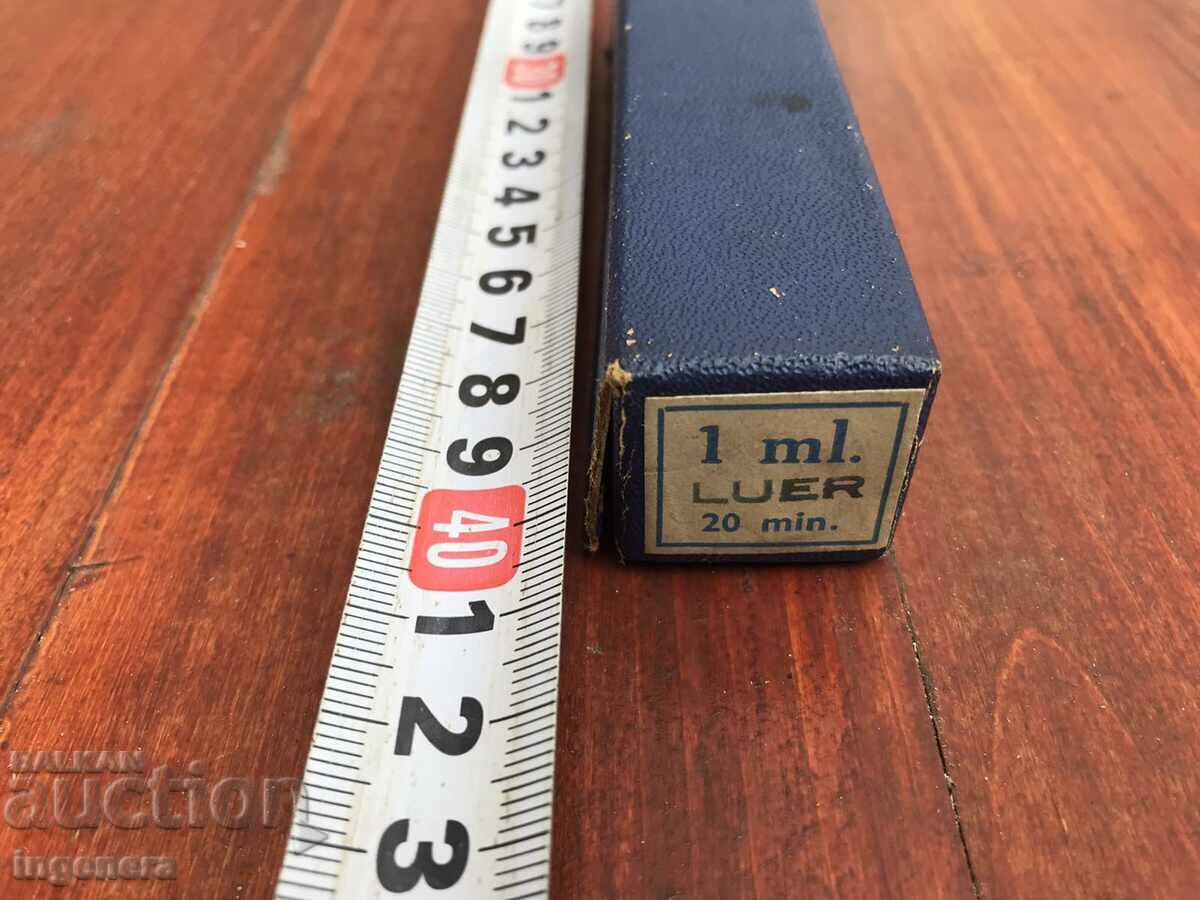 Delivery of NEW GOLD PLATED SYRINGE-ENGLAND