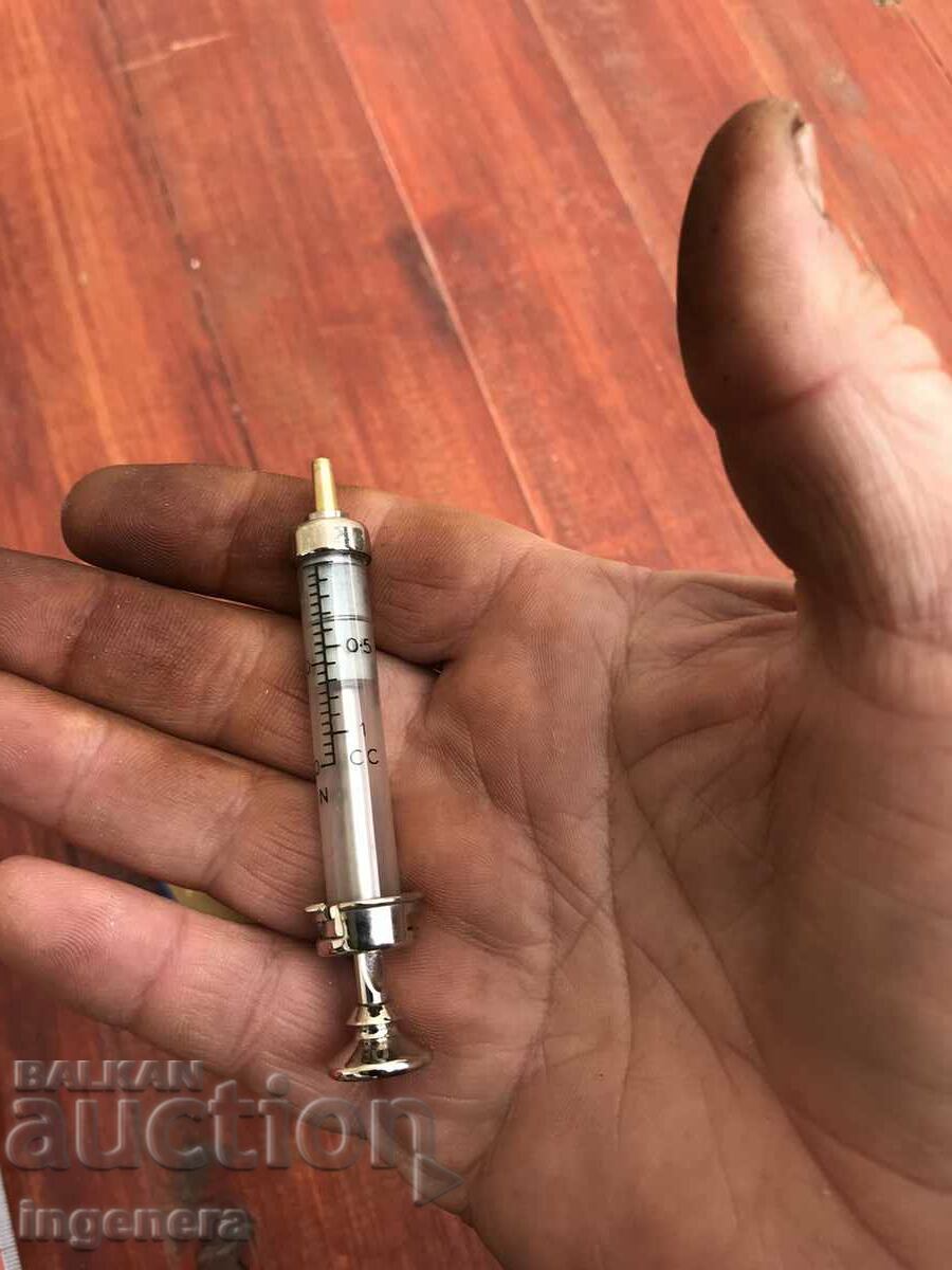 NEW GOLD PLATED SYRINGE-ENGLAND - 6