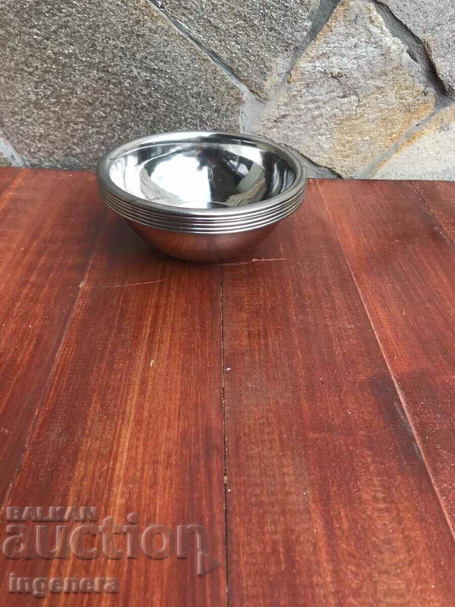 STAINLESS STEEL BOWL NEW-6 PCS. with price 32.00 BGN | € 16.36 STAINLESS STEEL BOWL NEW-6 PCS. with price 32.00 BGN | € 16.36