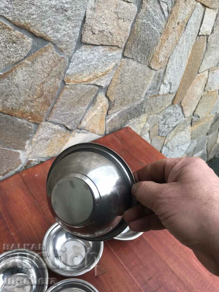 STAINLESS STEEL BOWL NEW-6 PCS. - 6 STAINLESS STEEL BOWL NEW-6 PCS. - 6