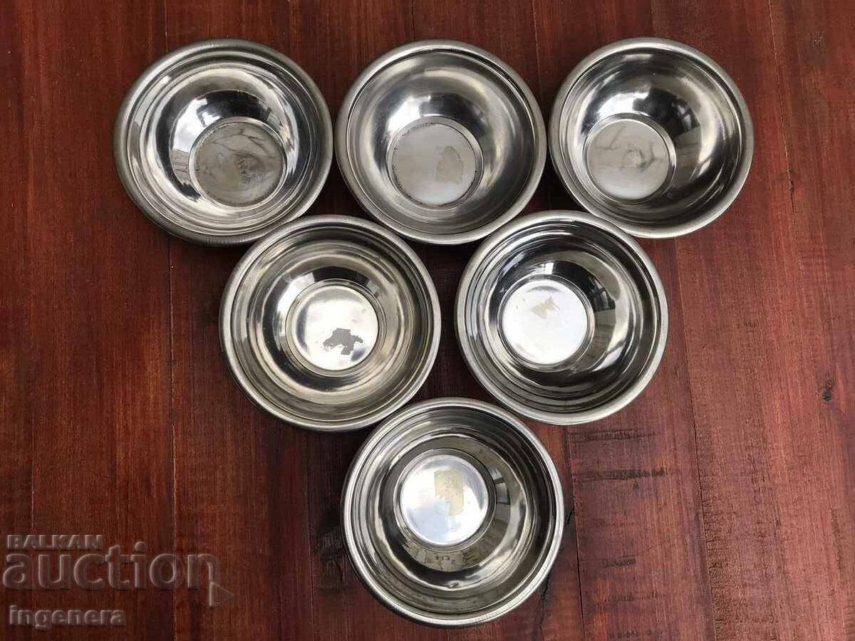 STAINLESS STEEL BOWL NEW-6 PCS.
