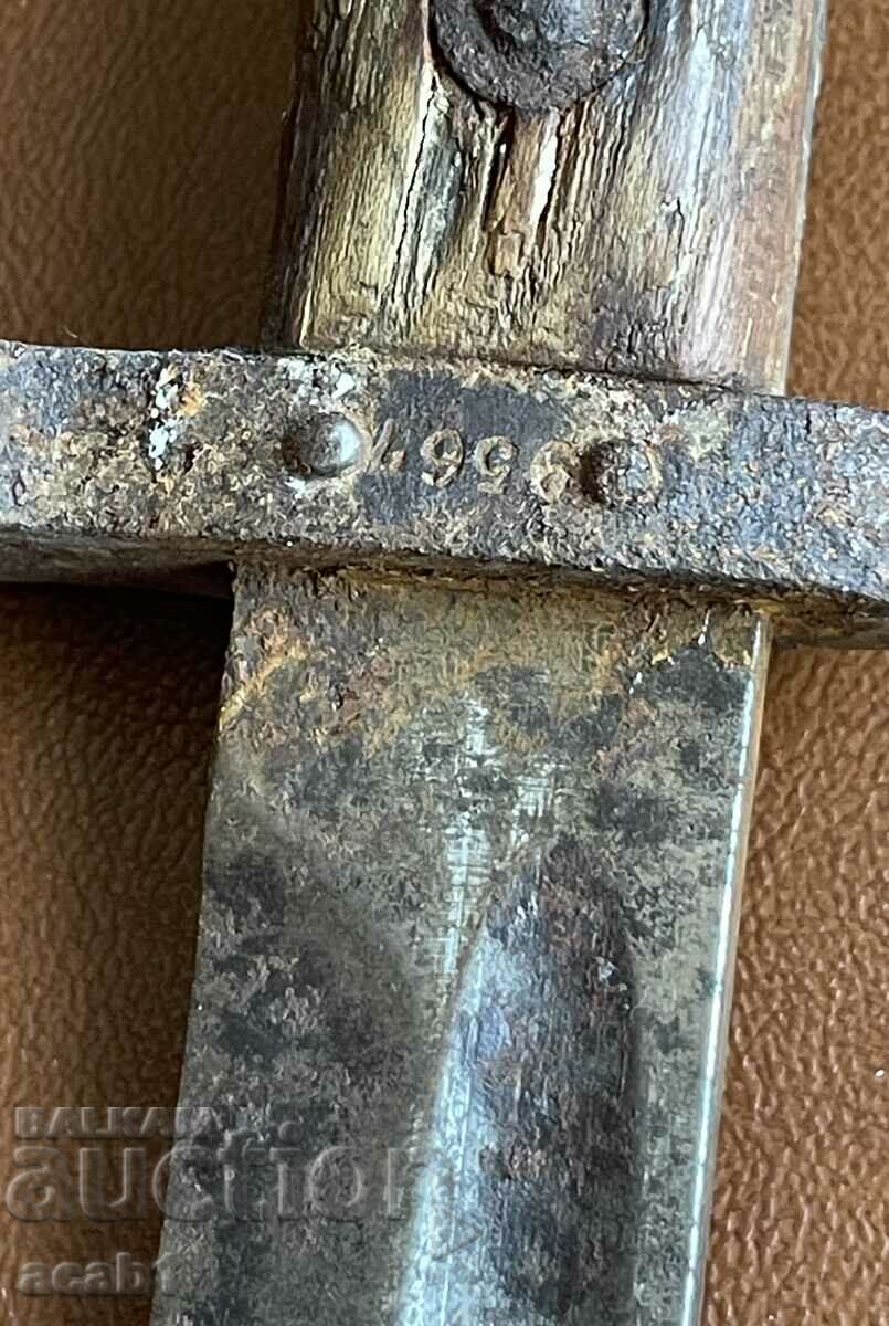 Auction  Manlicher bayonet from the ceiling