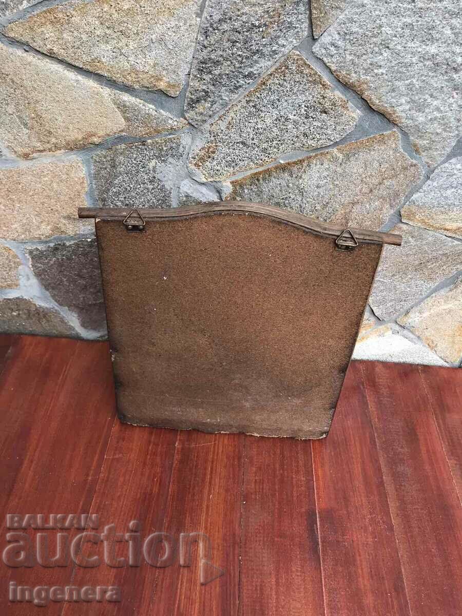 WICKED BASKET BOX WALL MEDICINE BOX WOOD - 5