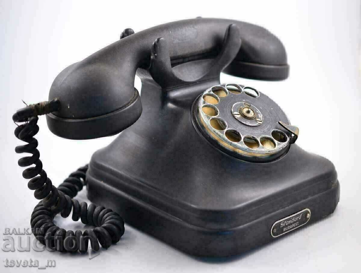 Auction  Telephone set Standard Budapest Bakelite telephone