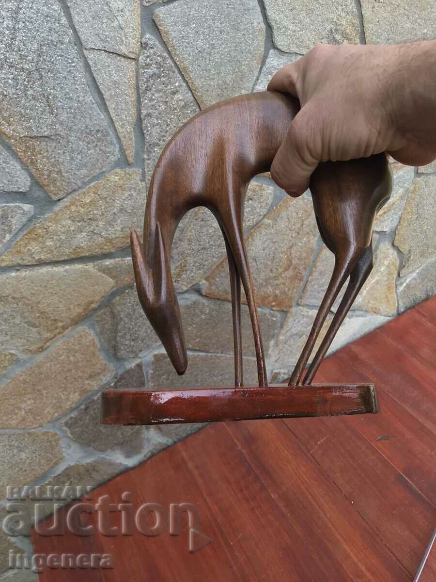 FIGURE WOOD PLASTIC CARVING STATUETTE SCULPTURE FEE - 6 FIGURE WOOD PLASTIC CARVING STATUETTE SCULPTURE FEE - 6