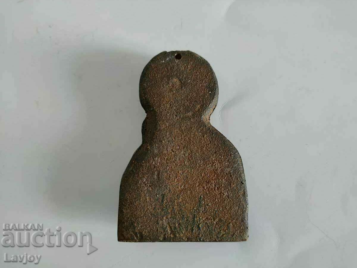 Auction Bronze figure* Icon* Virgin and Child Auction Bronze figure* Icon* Virgin and Child