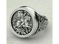 Saint George Men's Ring, Size 67