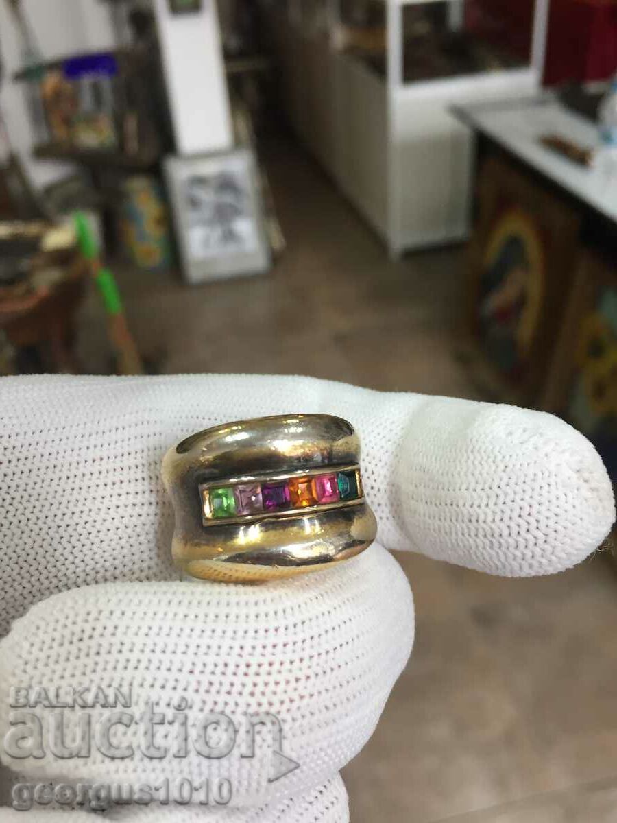 Ασημένιο δαχτυλίδι σχεδιαστή AIROLDI #4573