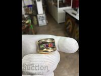 AIROLDI Designer Silver Ring #4573