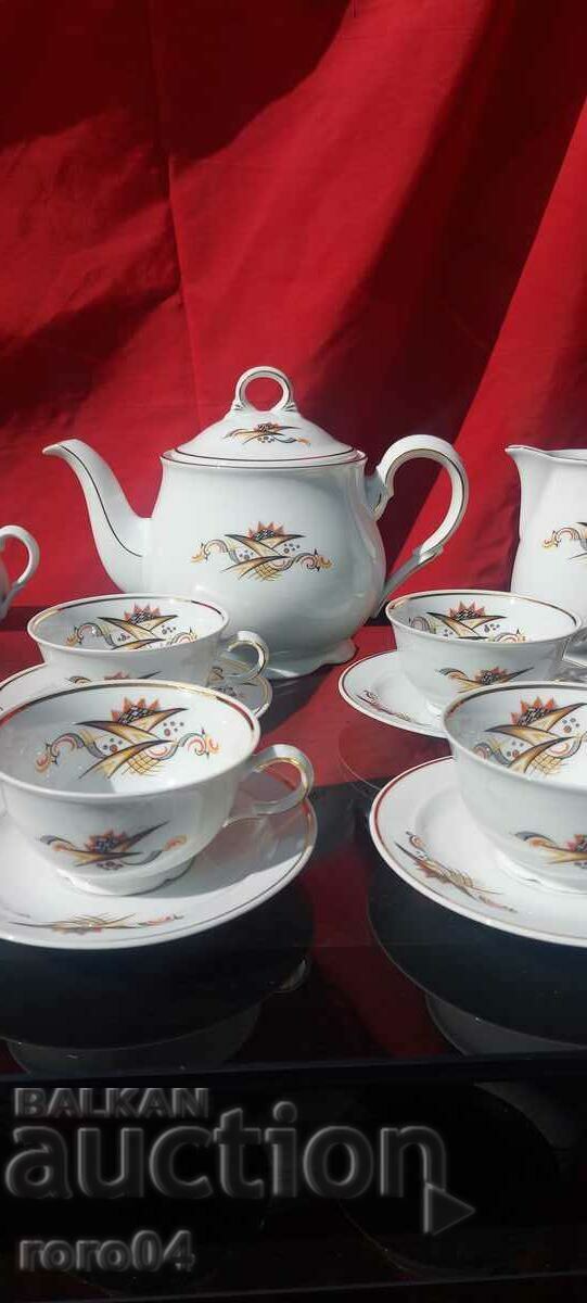 GERMAN COFFEE SET - PERFECT - 1930s - 6 GERMAN COFFEE SET - PERFECT - 1930s - 6