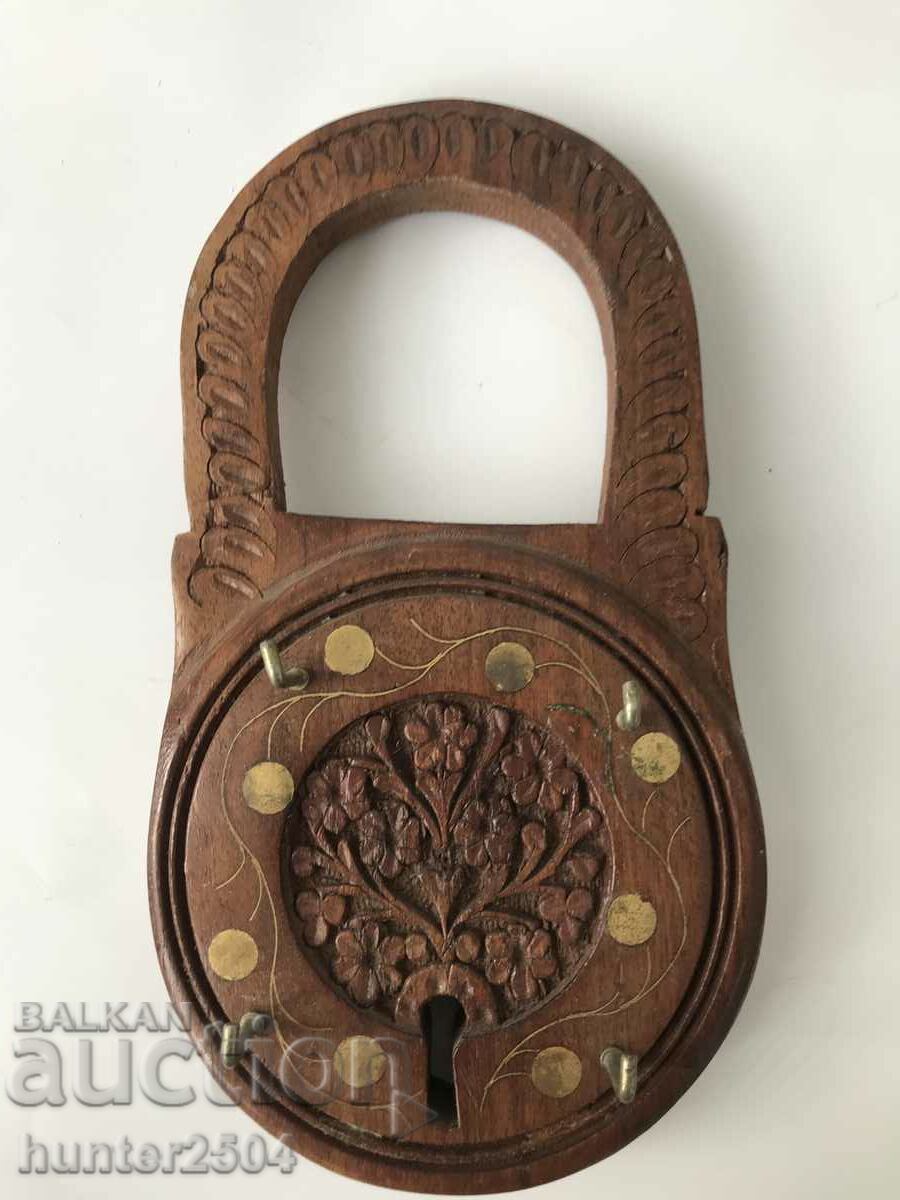 Key holder - carved, India