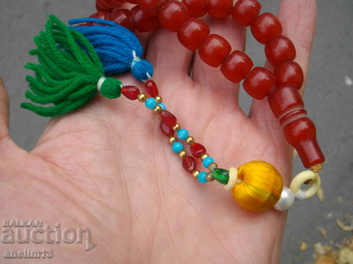 Παλιά κόκκινο κομπολόι - 5 Παλιά κόκκινο κομπολόι - 5