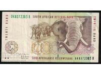 South Africa 20 Rand 1999 Pick 139 Ref 2385