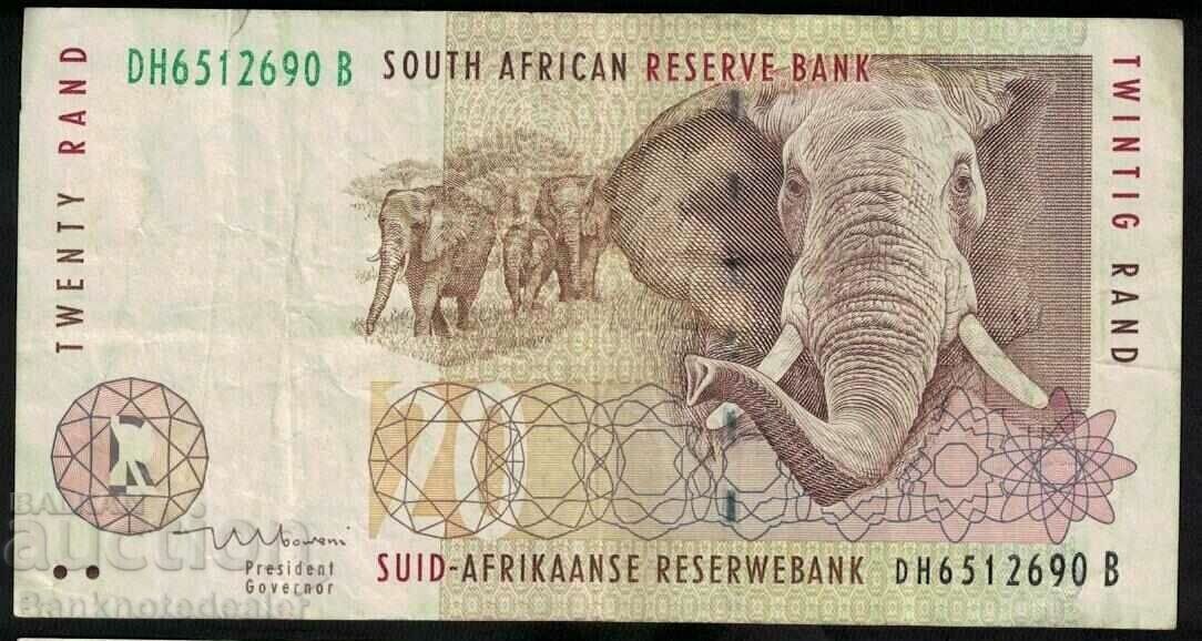 South Africa 20 Rand 1999 Pick 139 Ref 2690