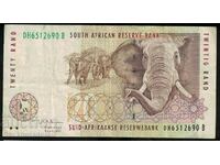 South Africa 20 Rand 1999 Pick 139 Ref 6388