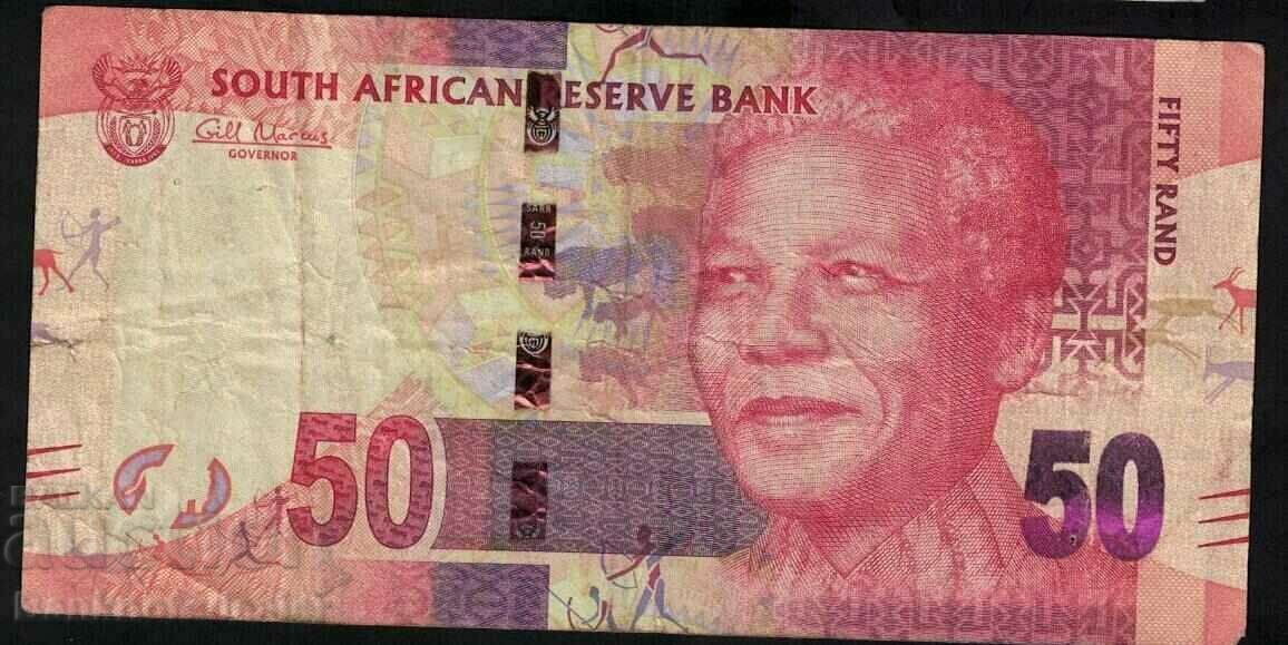 South Africa 50 Rand 2016 Pick 140b Ref 7287 with price 15.00 BGN | € 7.67 South Africa 50 Rand 2016 Pick 140b Ref 7287 with price 15.00 BGN | € 7.67