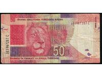 South Africa 50 Rand 2016 Pick 140b Ref 7287