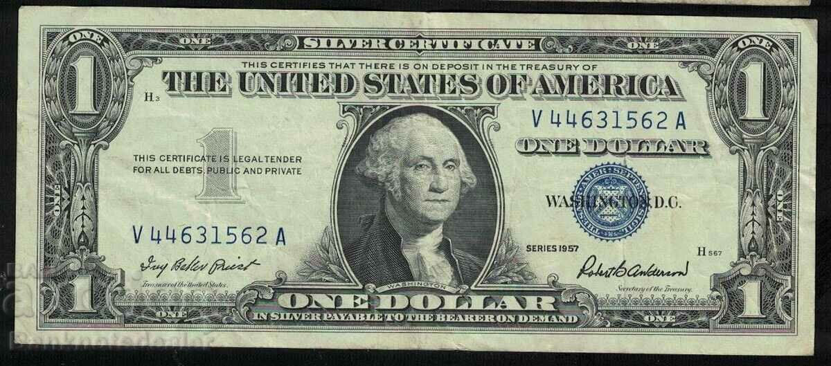 USA 1 Dollar 1957a Pick Ref 1562